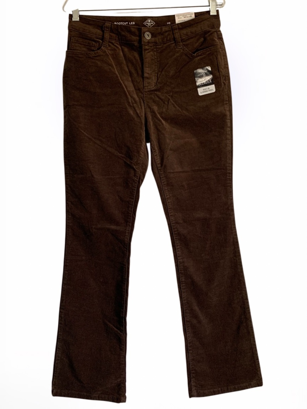 St. John’s Bay Secretly Slender Mid-Rise Bootcut Corduroy Pants